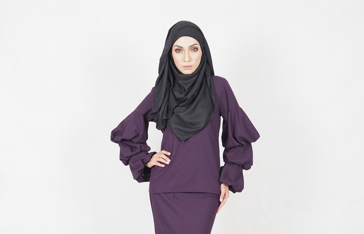 SW4800 Charming Blouse Purple