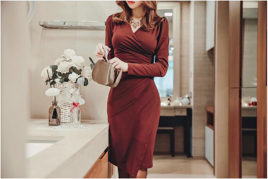 BM70063 Charming Dress Red