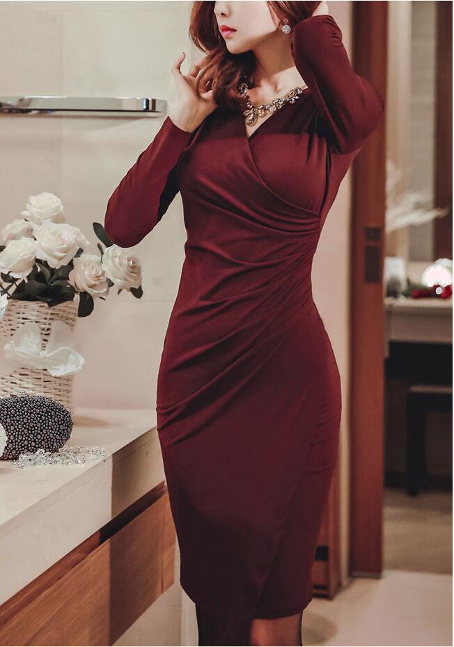BM70063 Charming Dress Red