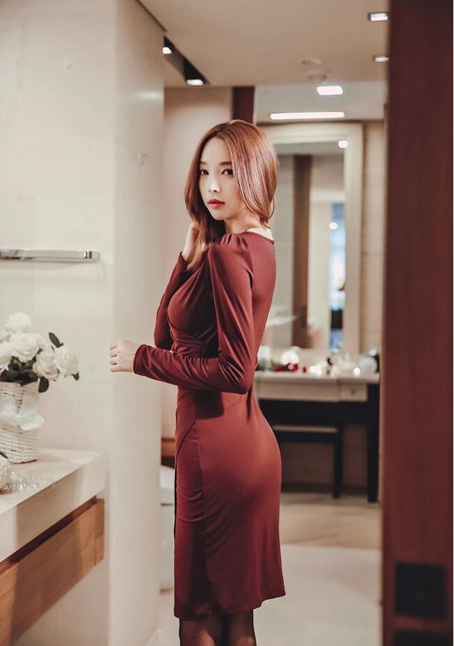 BM70063 Charming Dress Red