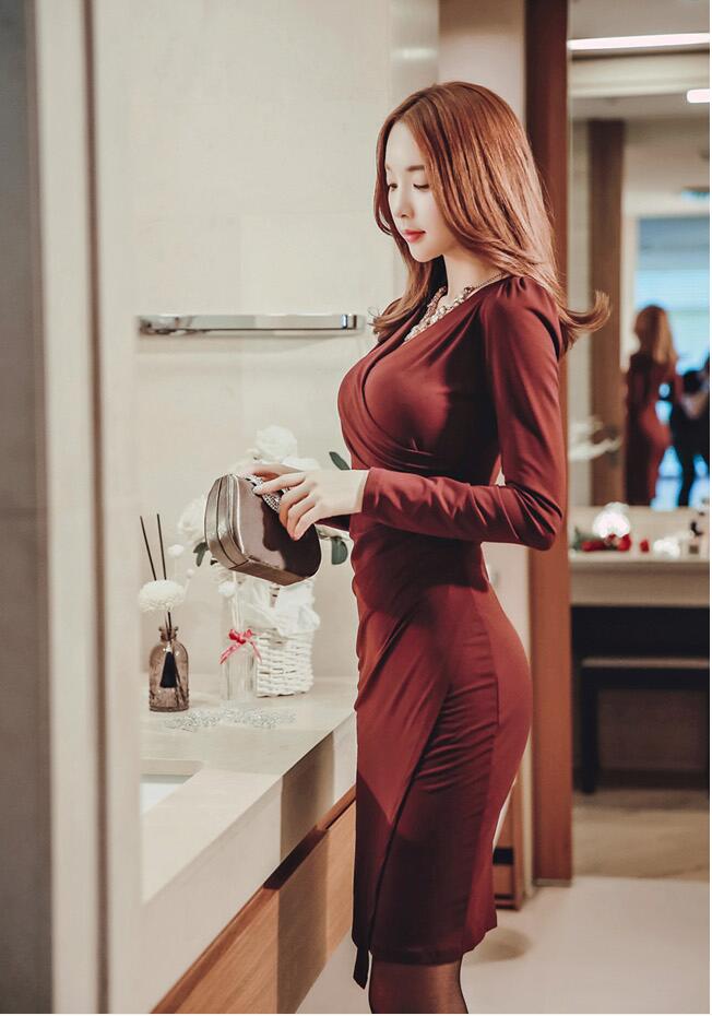 BM70063 Charming Dress Red