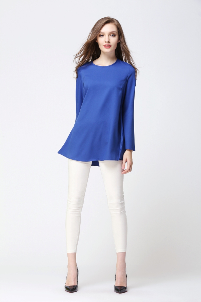 BM70064 Stylish Casual Top Blue
