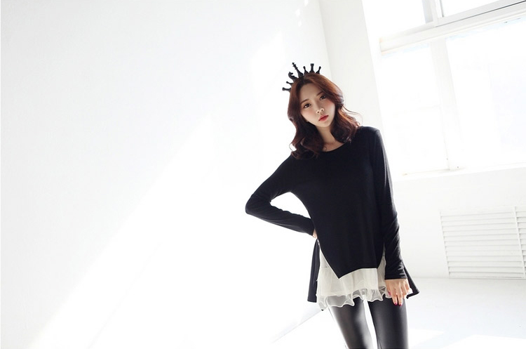 BM70068 Korea Fashion Top Black