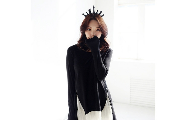 BM70068 Korea Fashion Top Black