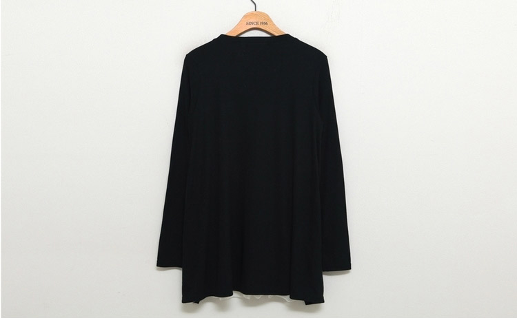 BM70068 Korea Fashion Top Black