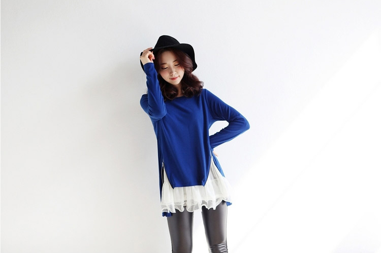 BM70068 Korea Fashion Top Blue
