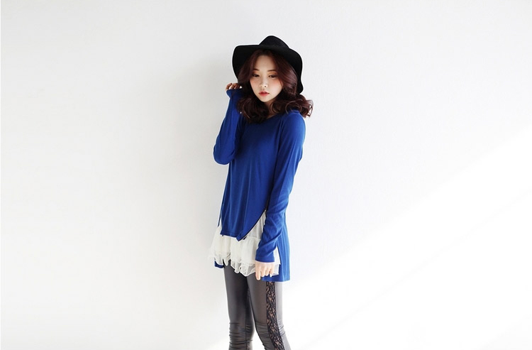 BM70068 Korea Fashion Top Blue