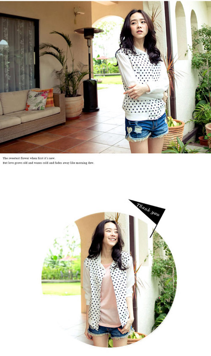 BM70084 Stylish Top White