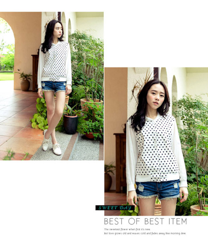 BM70084 Stylish Top White