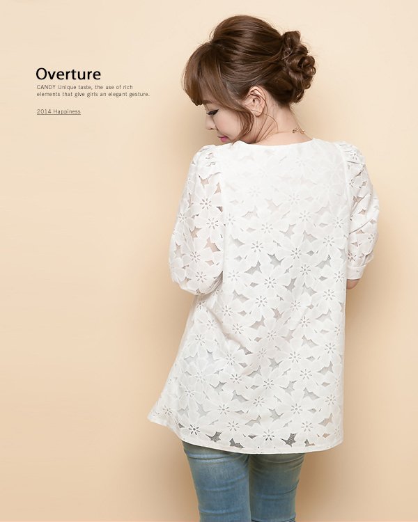 BM70085 Lovely Top White