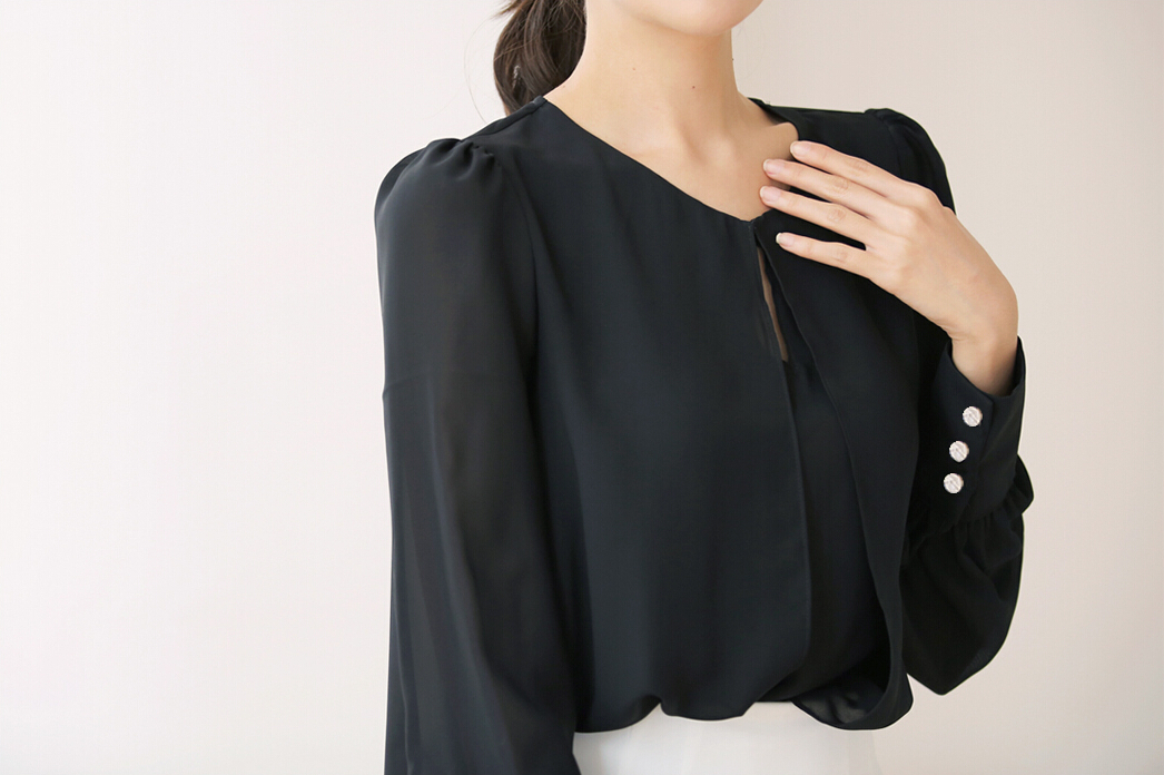 BM70089 Elegant Top and Skirt Set As Picture