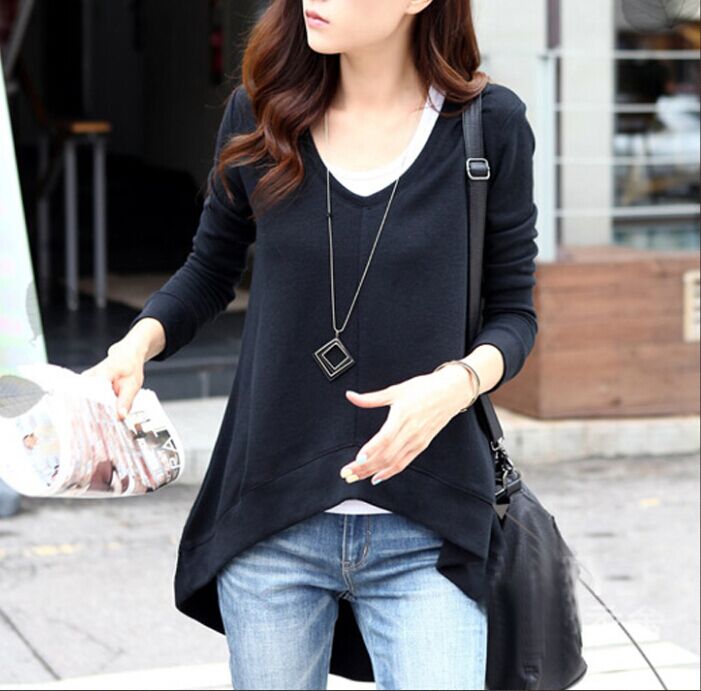 BM70091 Korea Fashion Top Black