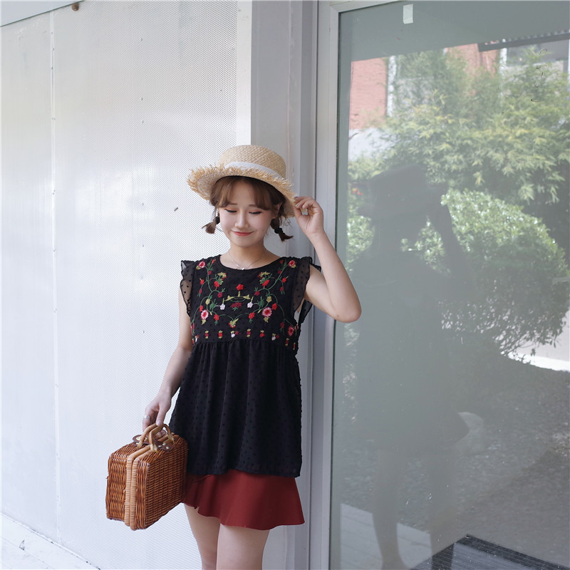 BM70101 Lovely Top Black