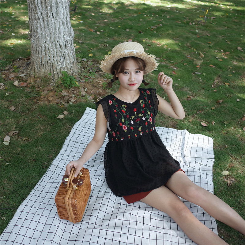 BM70101 Lovely Top Black