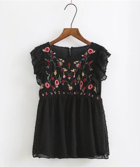 BM70101 Lovely Top Black