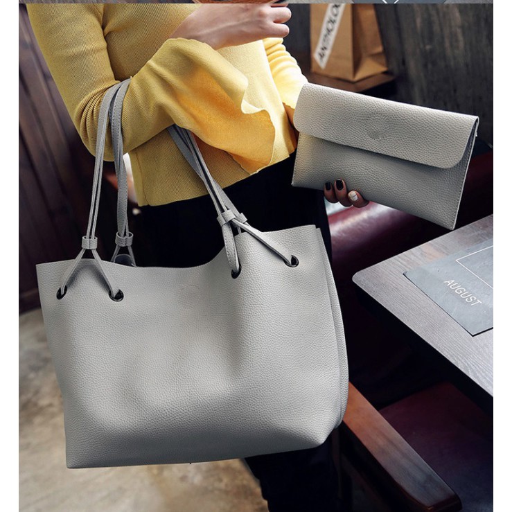 RD90002 Beauty 2 In 1 Handbag Light Grey