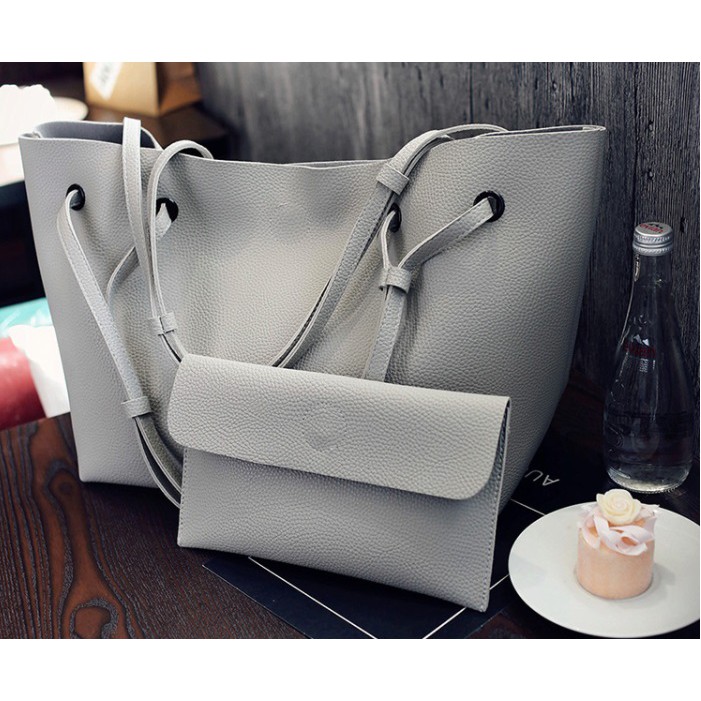 RD90002 Beauty 2 In 1 Handbag Light Grey