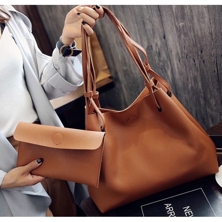 RD90002 Beauty 2 In 1 Handbag Brown
