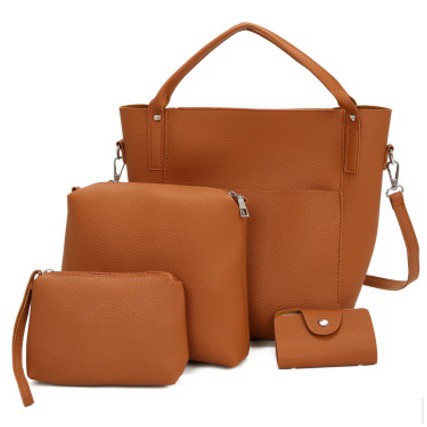 RD90011 Beauty Casual 4 In 1 Bag Brown