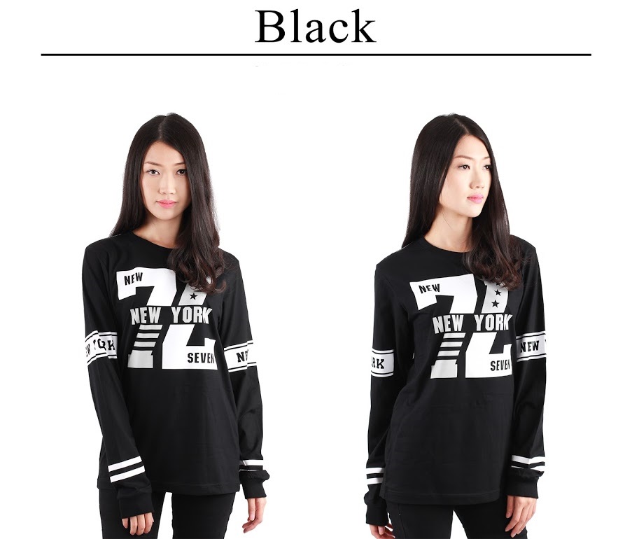 QA-228 Casual Long Sleeves Top Black