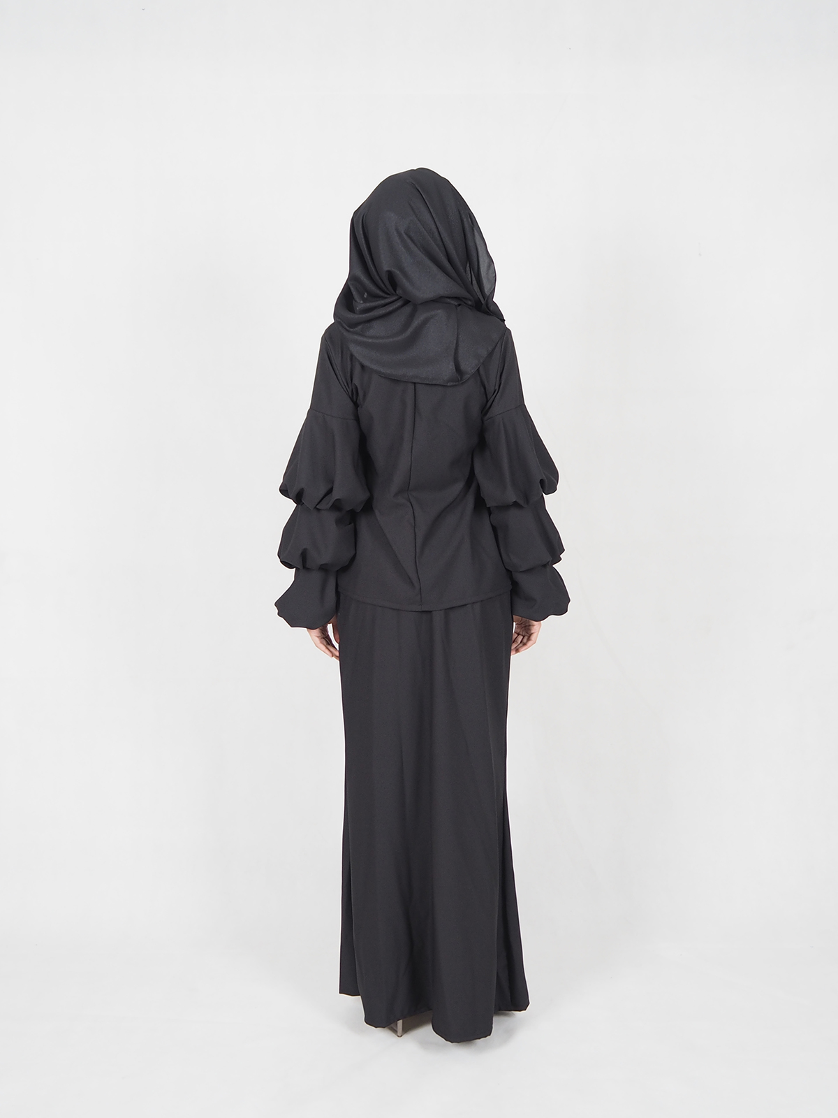 SW4722 Baju Kurung (Plus Size Breastfeed) Black