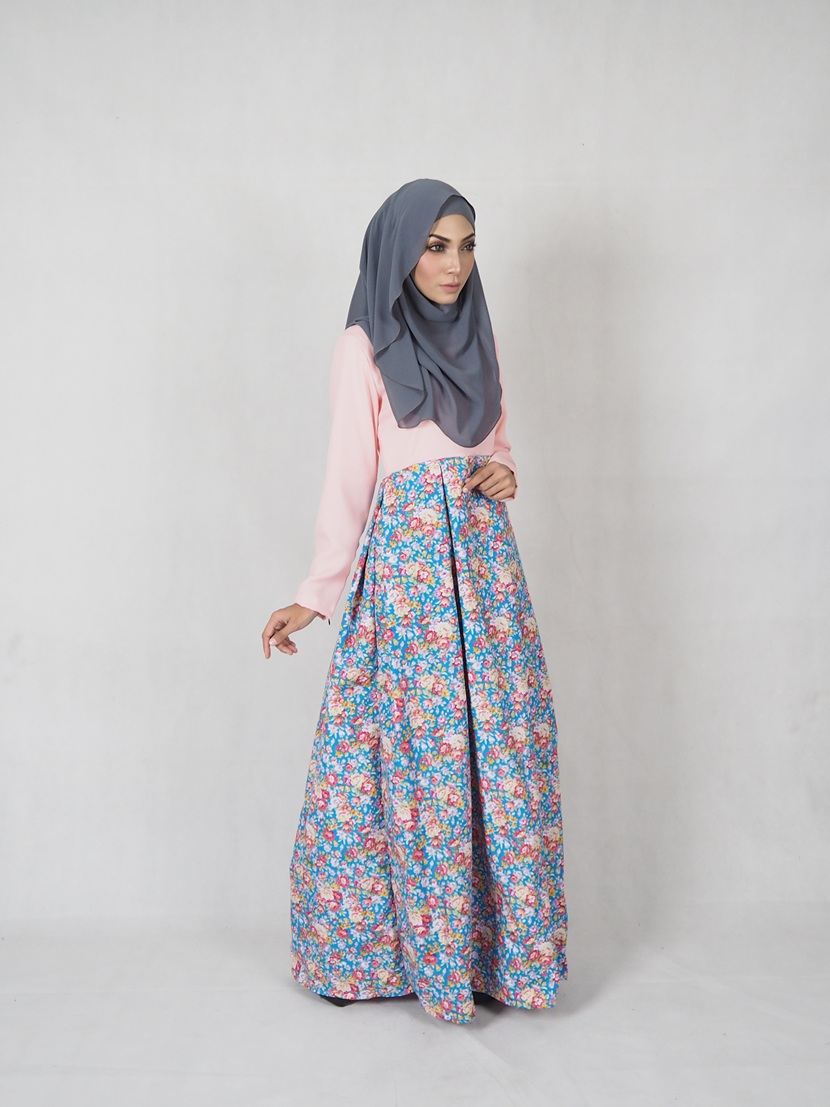 SW4732 Jubah (Plus Size Breastfeed) Pink