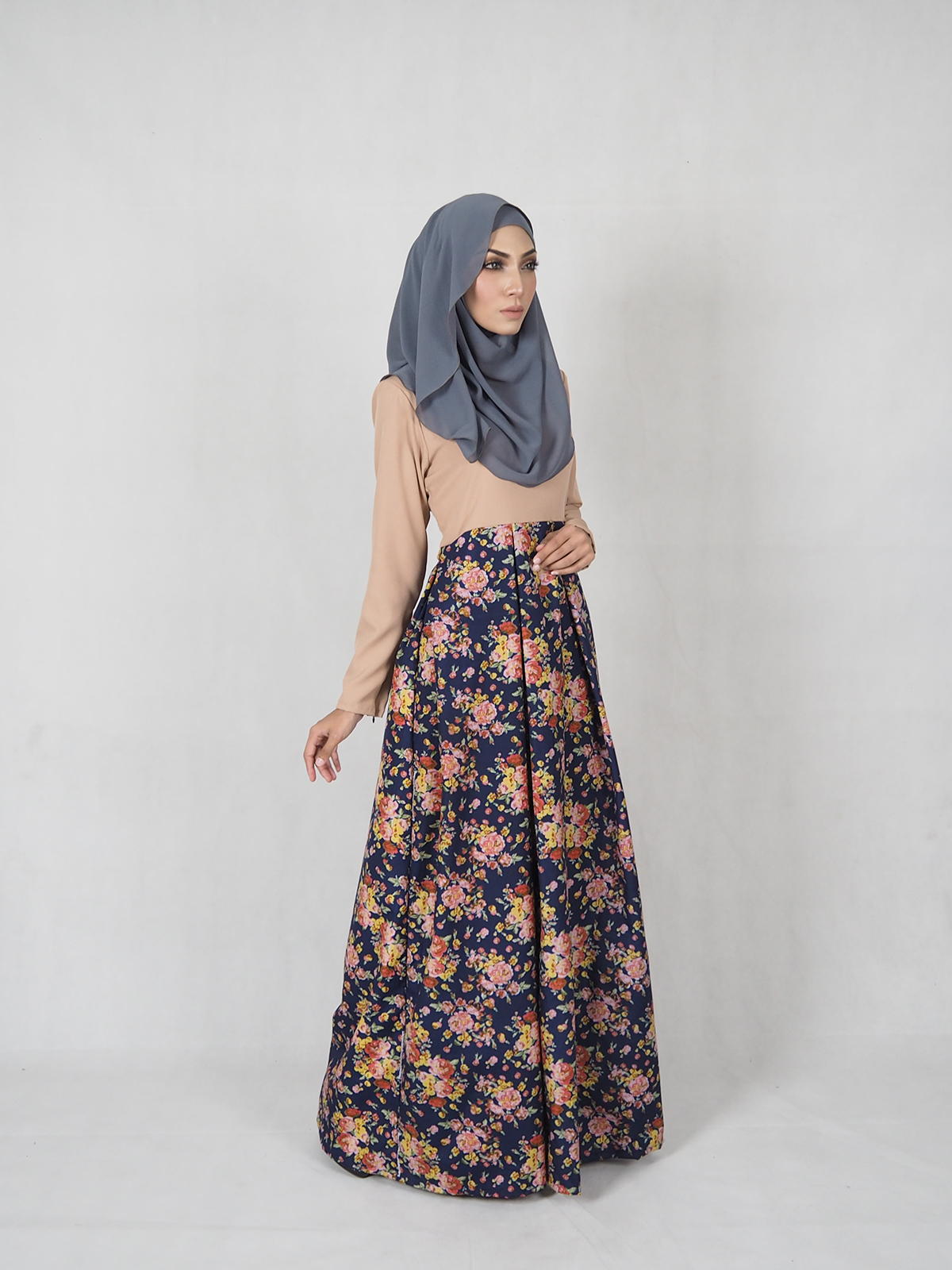 SW4733 Jubah (Plus Size Breastfeed) Dark Brown