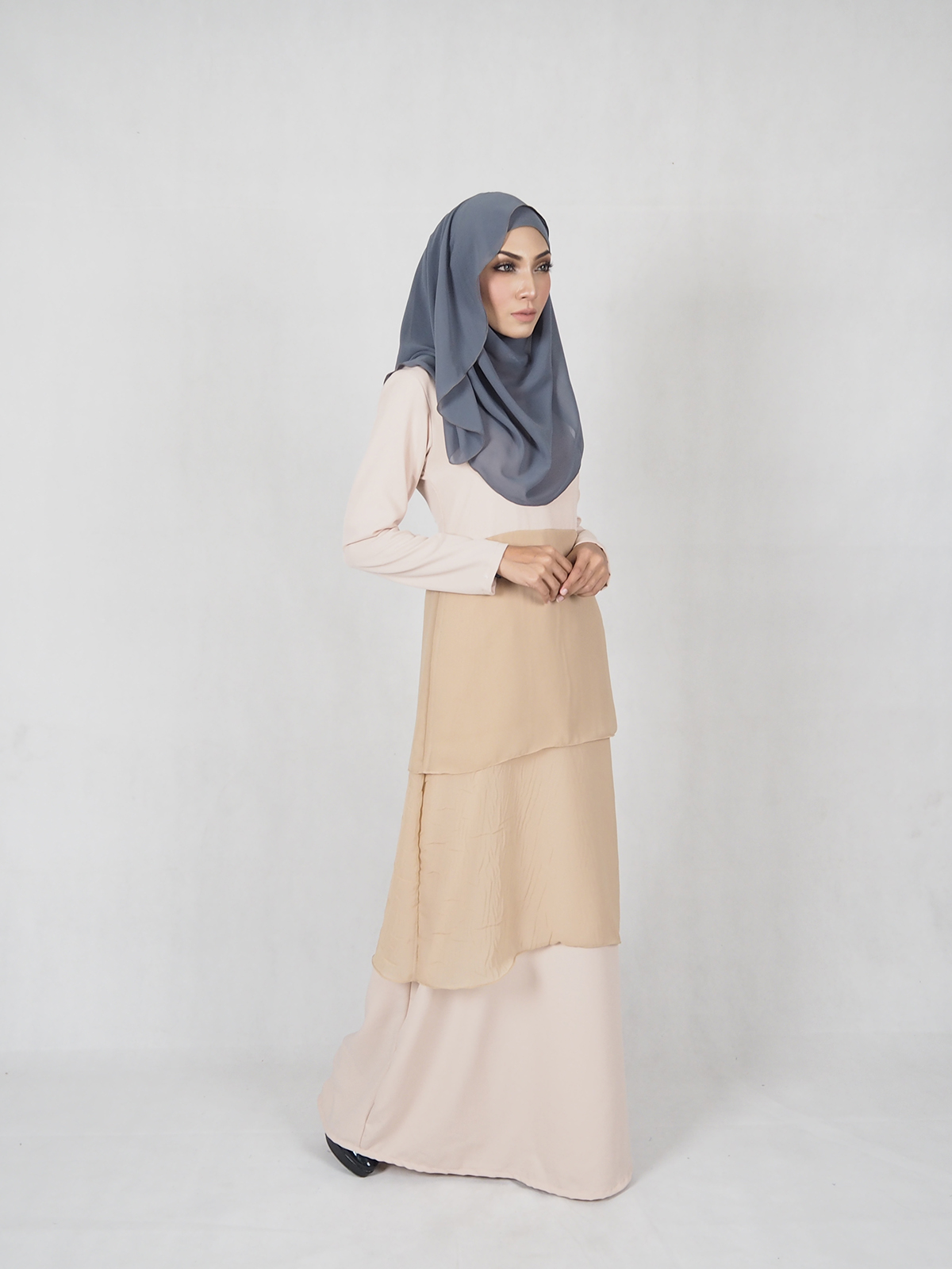 SW4738 Jubah (Maternity) Cream