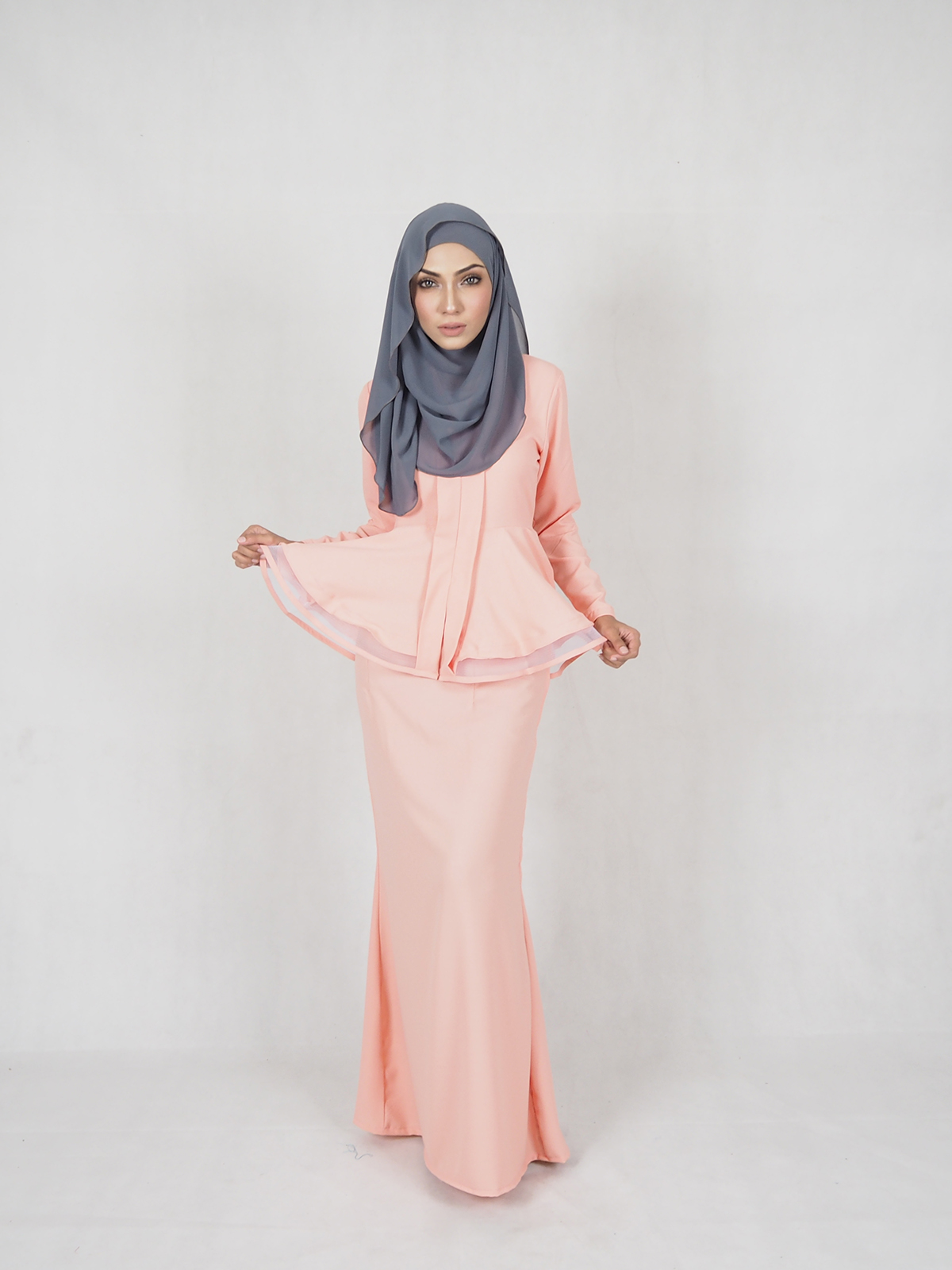 SW4739 Fashion Kebaya (Maternity) Peach