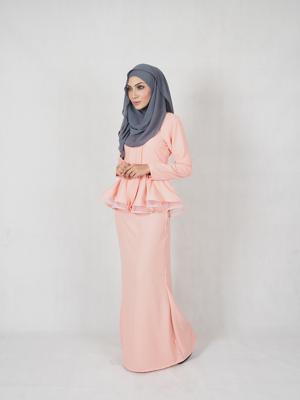 SW4739 Fashion Kebaya (Maternity) Peach