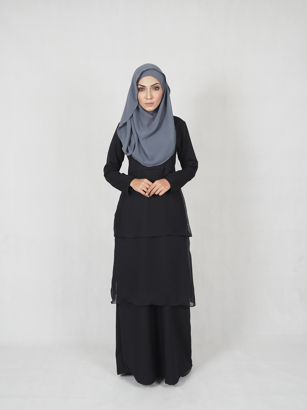 SW4740 Jubah (Plus Size Maternity) Black