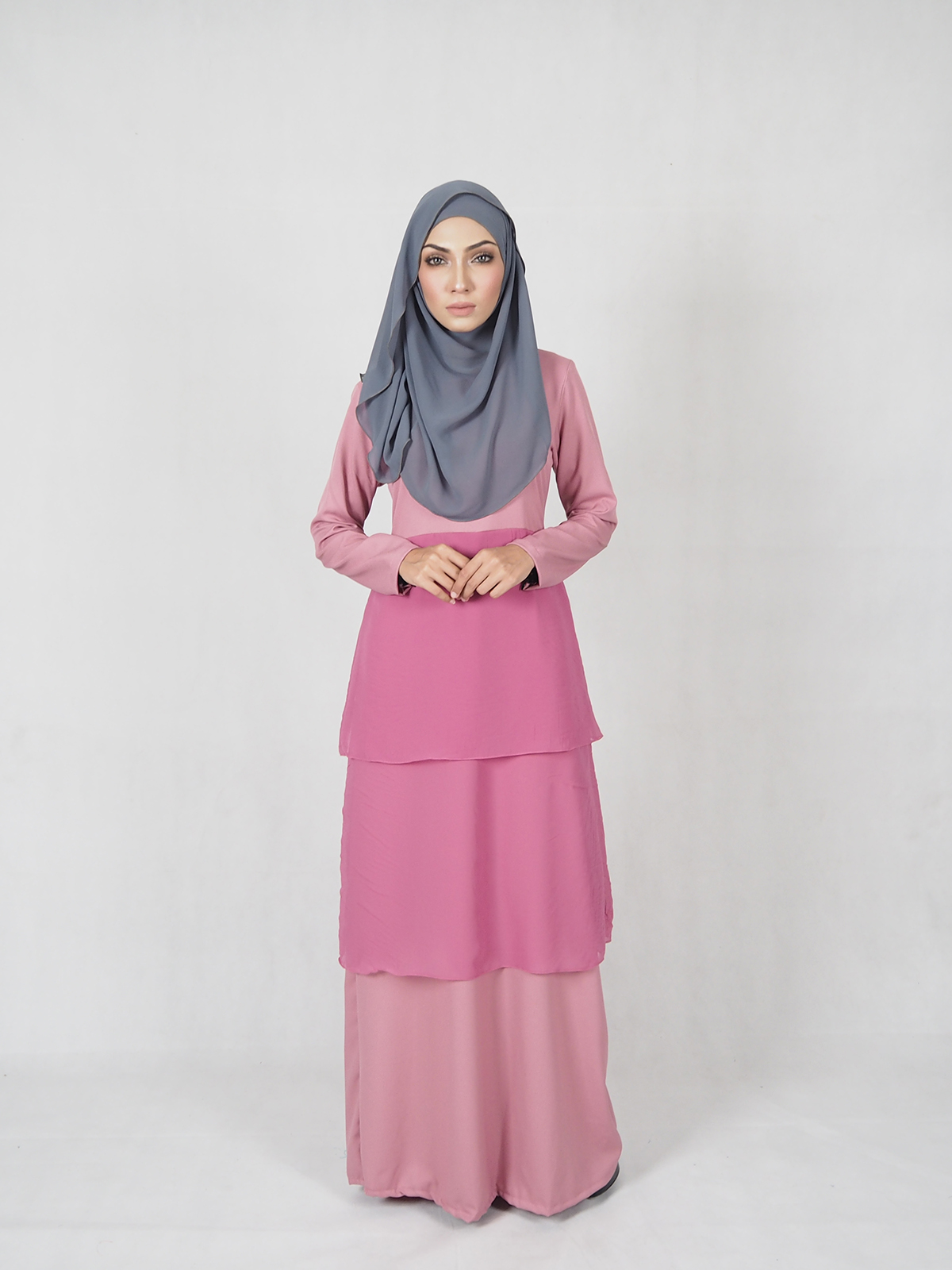 SW4740 Jubah (Plus Size Maternity) Pink