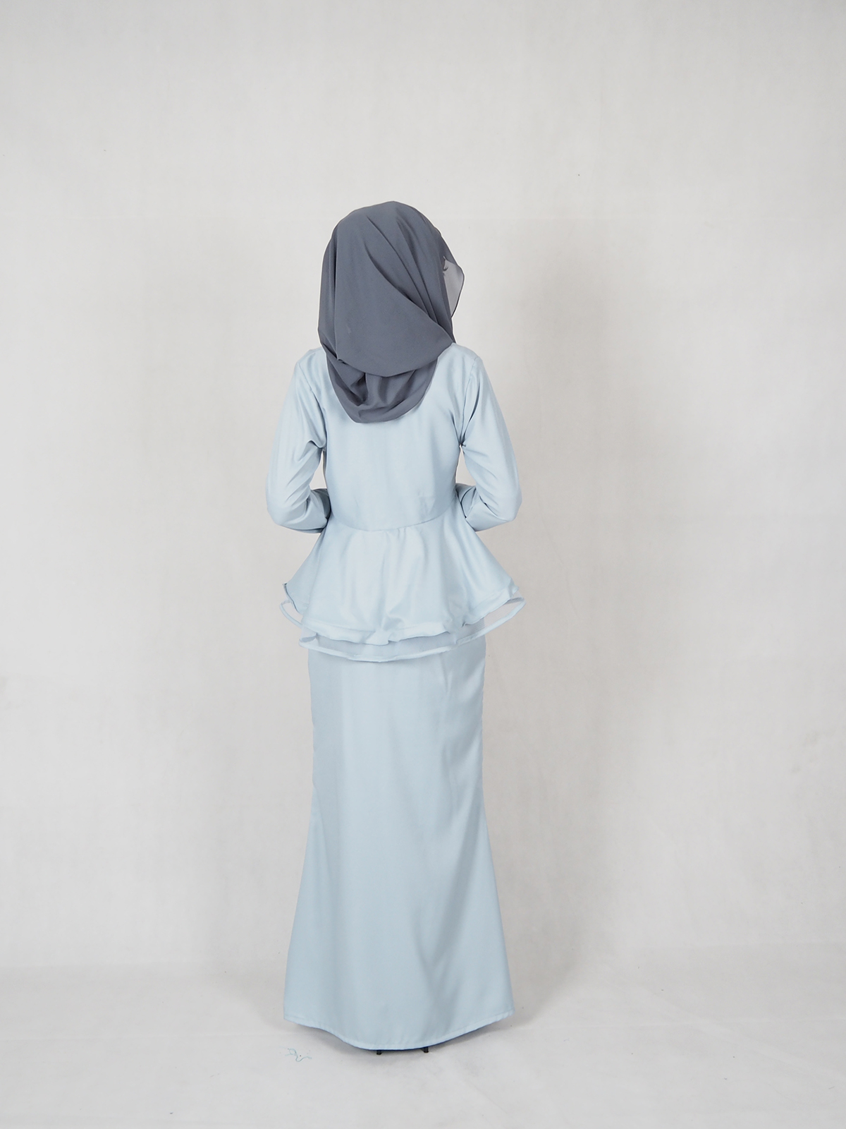 SW4741 Kebaya (Plus Size Maternity) Light Blue