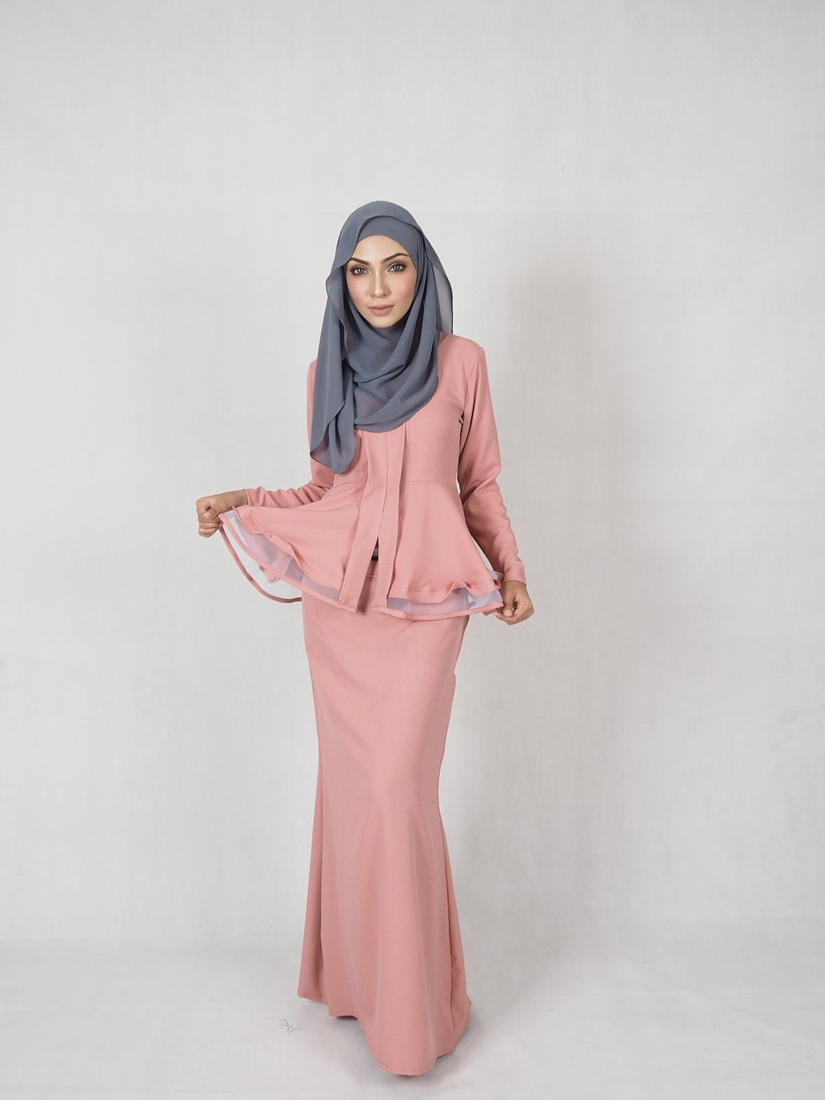 SW4742 Kebaya (Plus Size Maternity) Pink