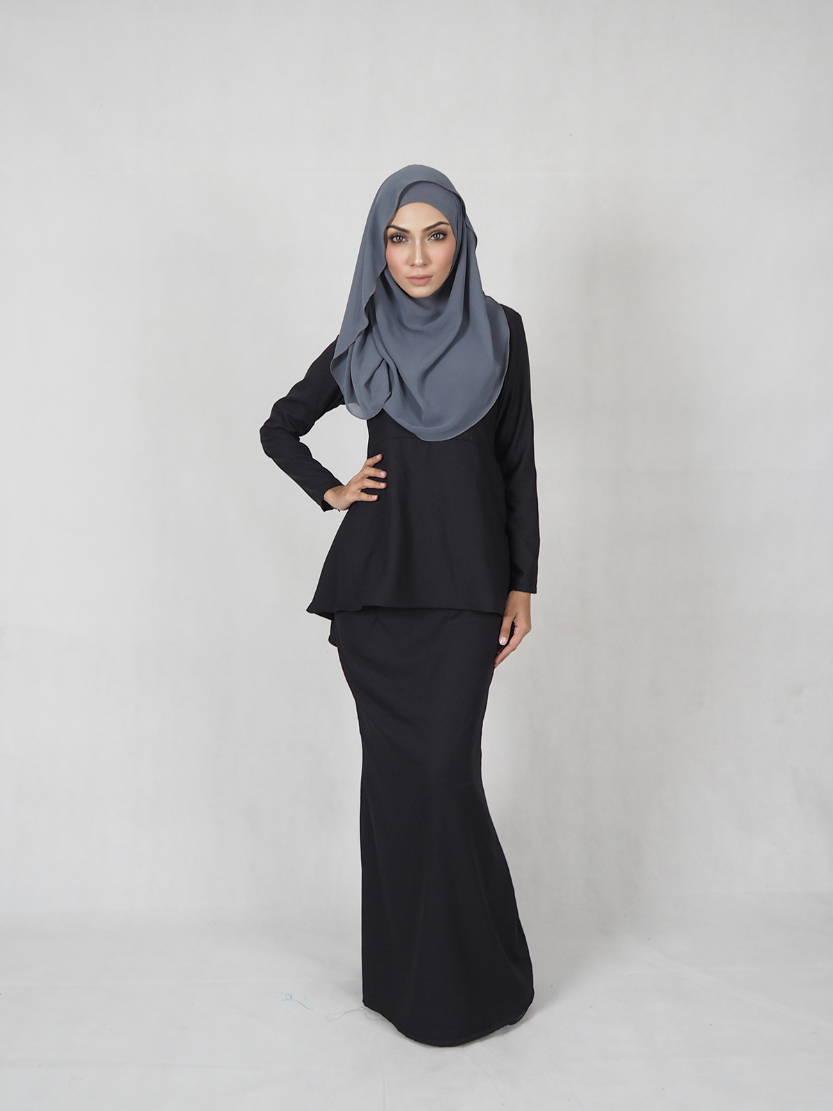 SW4743 Baju Kurung (Plus Size Maternity) Black