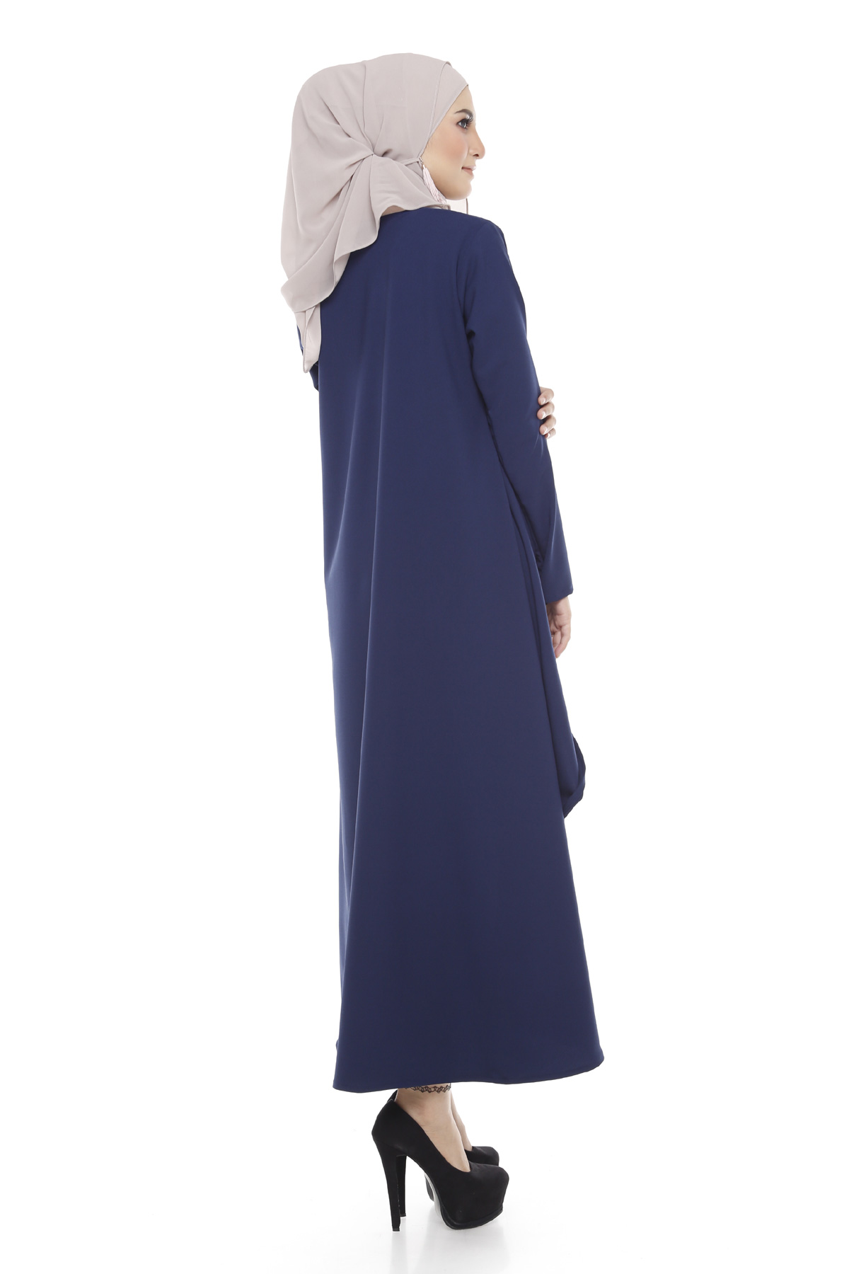 SW4747 Stylish Blouse (Plus Size) Navy