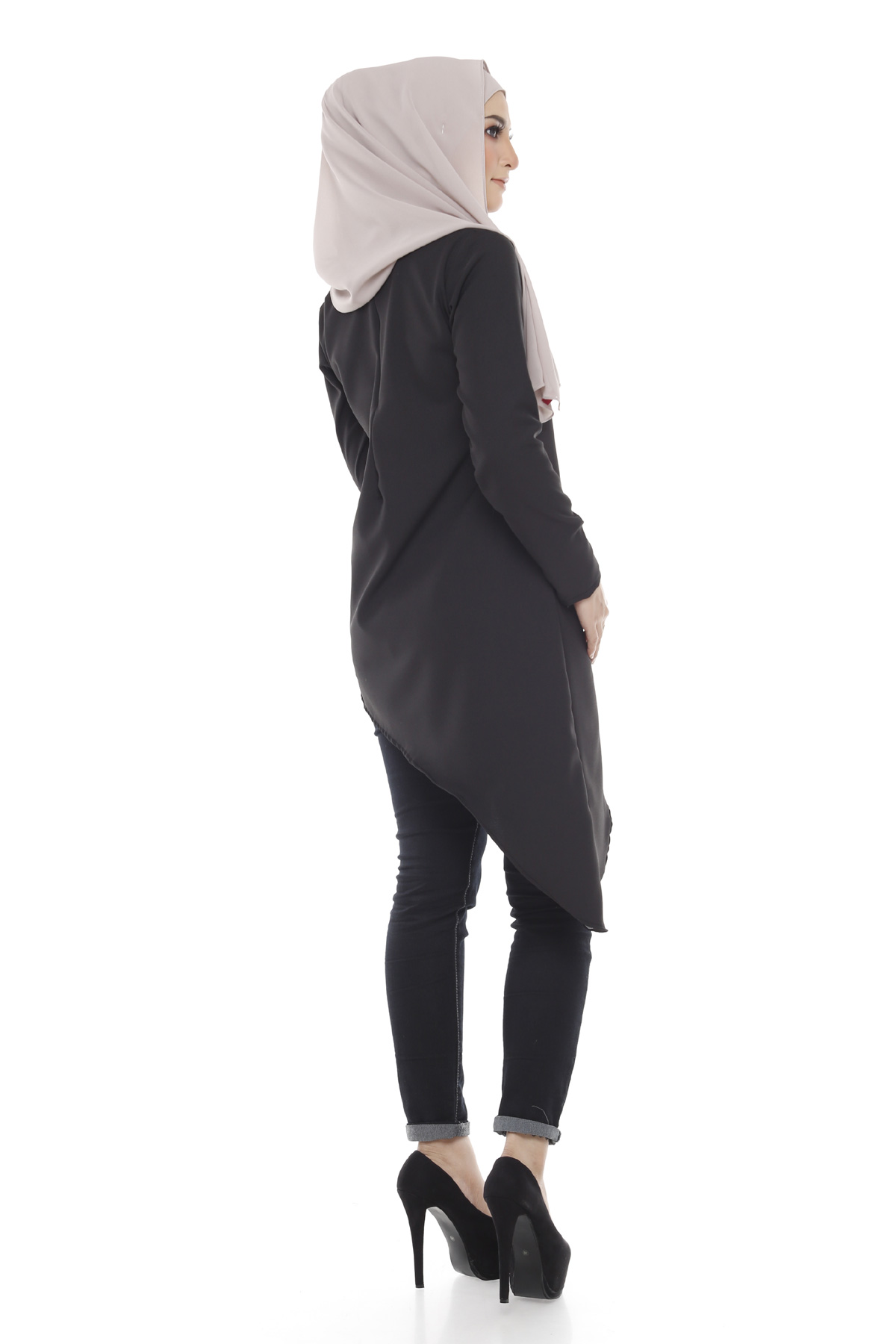 SW4780 Fashion Blouse (Plus Size) Black