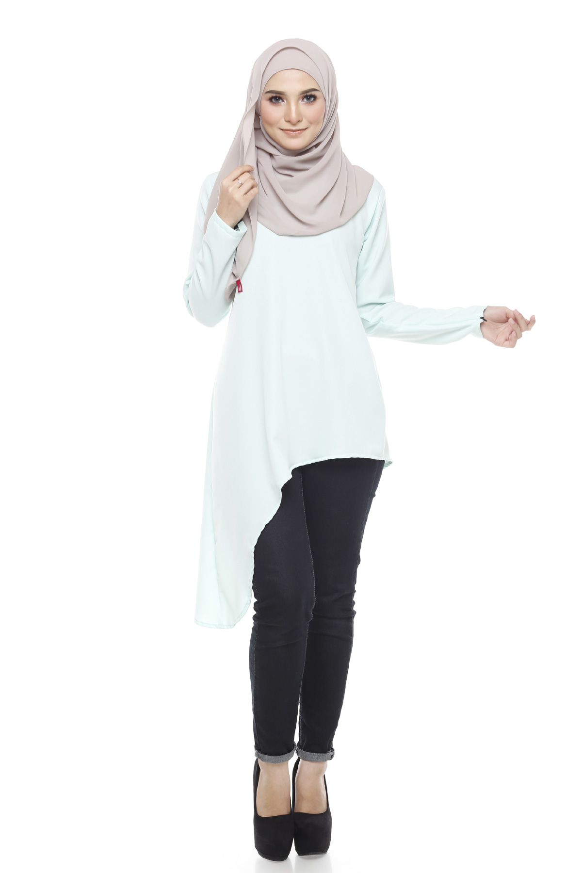 SW4780 Fashion Blouse (Plus Size) Green