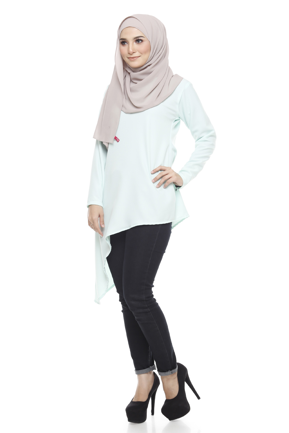 SW4780 Fashion Blouse (Plus Size) Green
