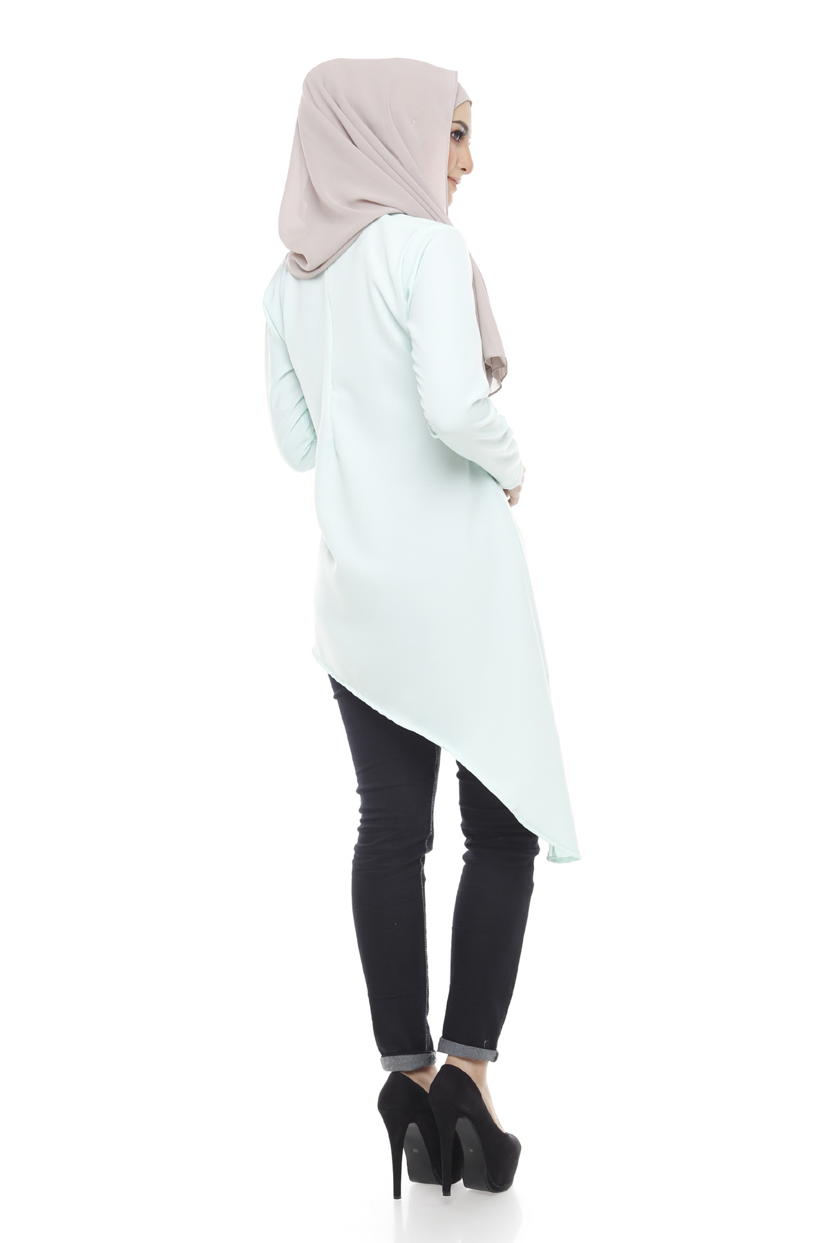 SW4780 Fashion Blouse (Plus Size) Green