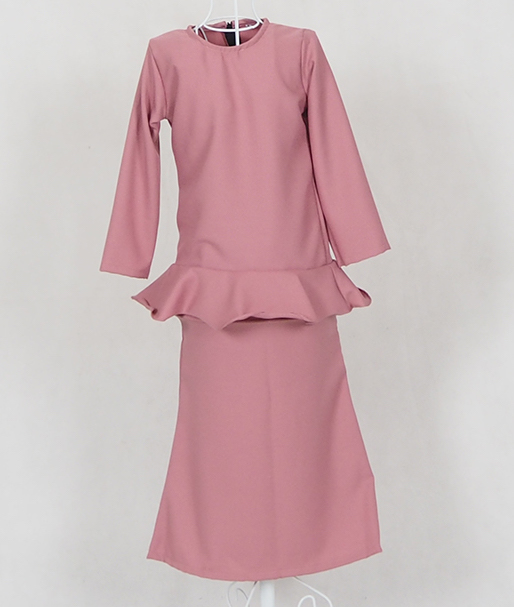 SW4781 Kid's Baju Kurung Pink