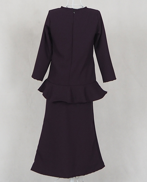 SW4781 Kid's Baju Kurung Purple