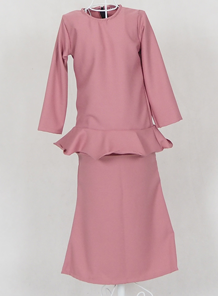 SW4782 Kid's Baju Kurung Pink