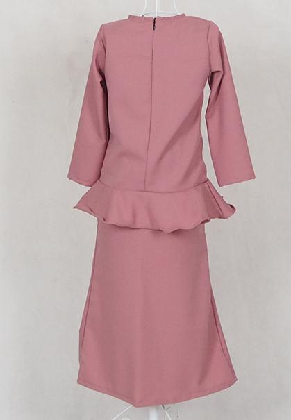 SW4782 Kid's Baju Kurung Pink