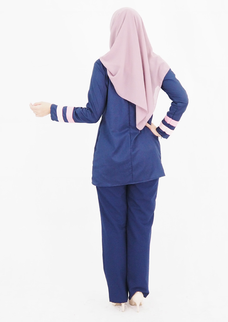 SW4783 Blouse & Pant Set Navy