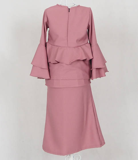 SW4785 Kid's Baju Kurung Pink