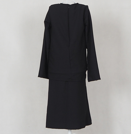 SW4787 Kid's Baju Kurung Black