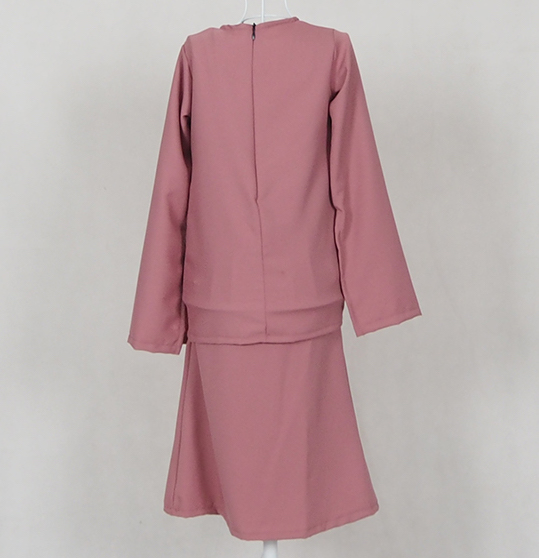 SW4787 Kid's Baju Kurung Pink