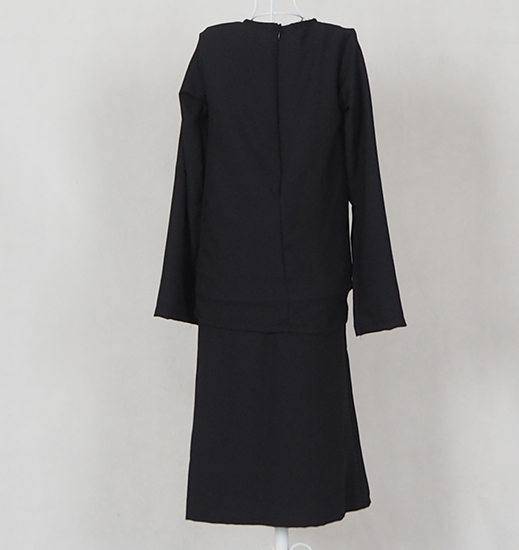SW4788 Kid's Baju Kurung Black