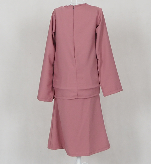 SW4788 Kid's Baju Kurung Pink